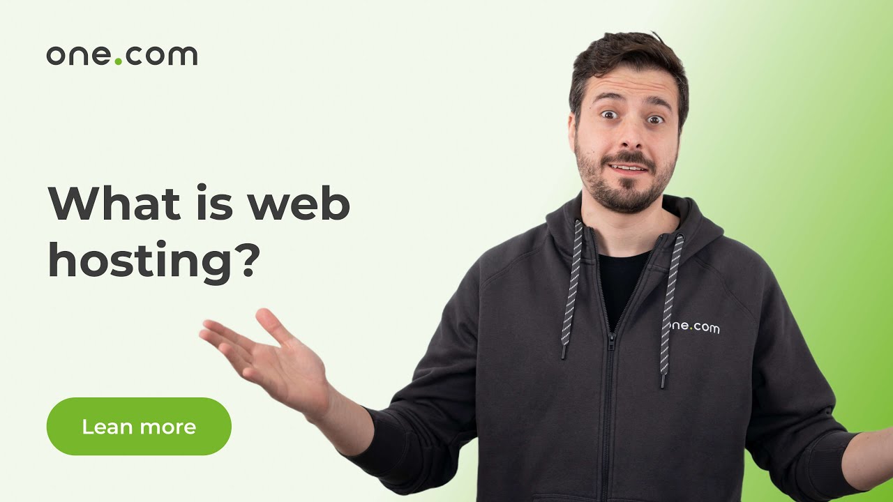 What is web hosting?