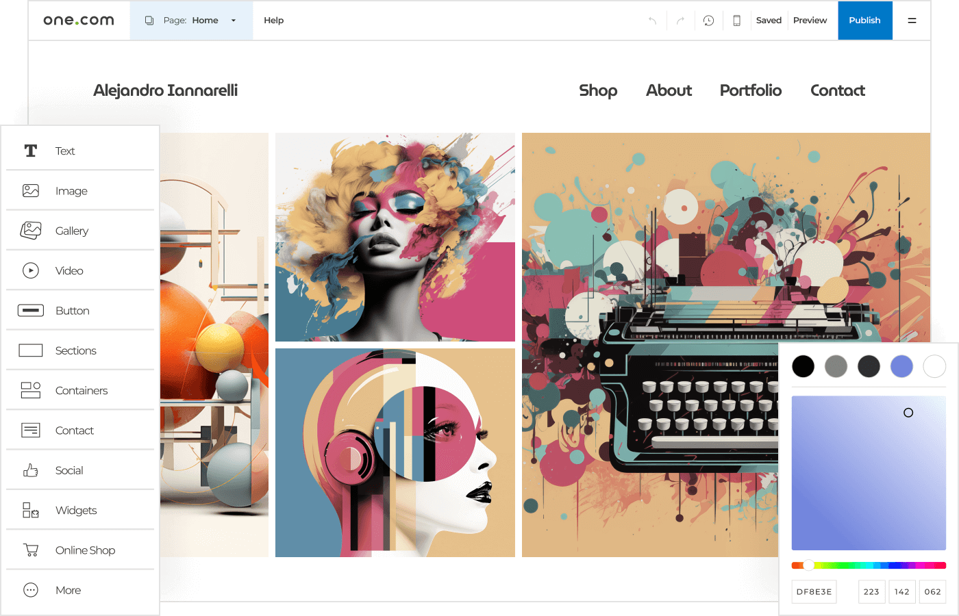 Make your work visible with a portfolio website